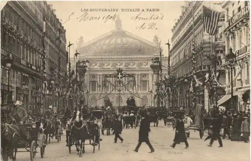 Paris, Les Souverains Ditalie a Paris -541330