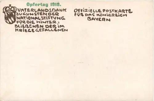 Gruss aus Bayern - Opfertag 1918 -665374