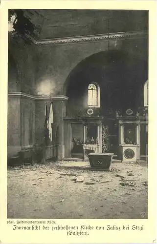 Kirche von Falisz bei Stryj - Galizien -665398