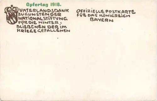 Gruss aus Bayern - Opfertag 1918 -665372