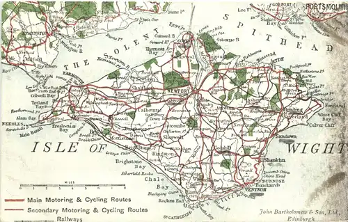 Landkarte - Isle of Wight -665446