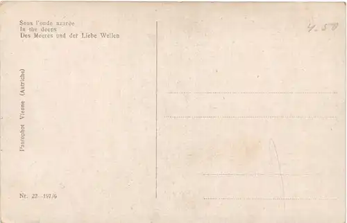 Künstler Ak - Des Meeres und der Liebe Wellen -665564