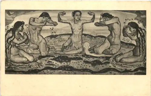 Künstler Ak Ferd. Hodler - Erotik -665656