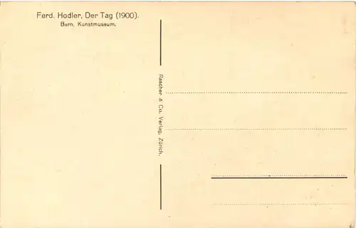 Künstler Ak Ferd. Hodler - Erotik -665656