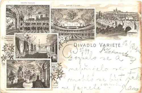 Praha - Divadlo Variete - Litho -665790