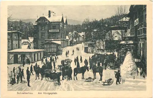 Schreiberhau - Am Königsplatz - Riesengebirge im Winter -663008