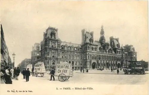 Paris - Hotel de Ville - Veloutine Ch. Fay -665920
