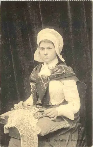 Dentelliere flamande - Klöppeln - Feldpost Fuss Art Rgt 20 -666022