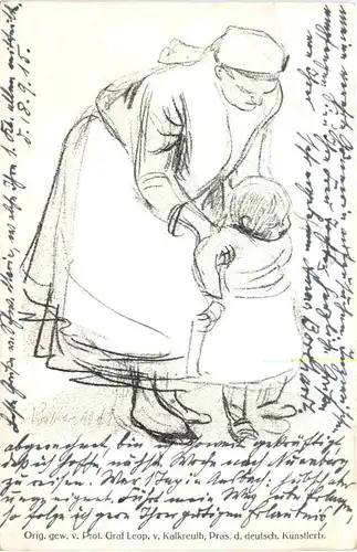 Künstler AK Graf Leop. von Kalkreuth -666052