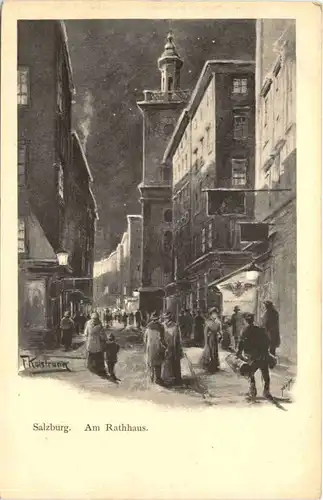 Salzburg - Am Rathaus -666192