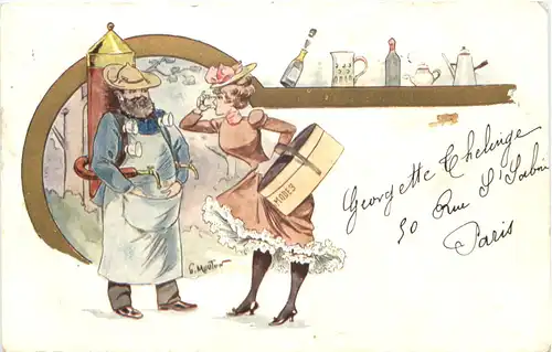 Künstler AK G. Mouton -666216