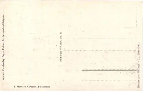 Künstler AK Harrison Compton - Bartholomä -666324