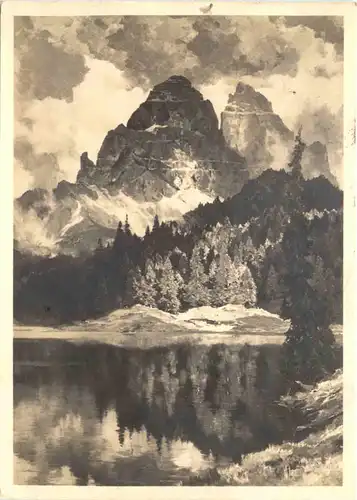 Künstler Ak Hanns Maurus - Misurinasee -666344