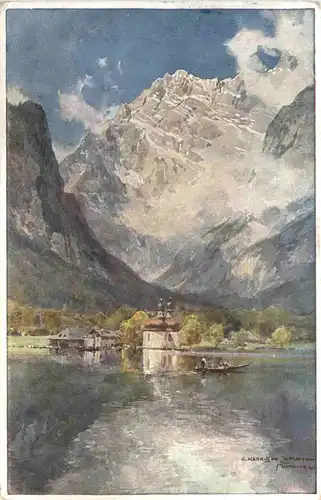 Künstler AK Harrison Compton - Bartholomä -666322