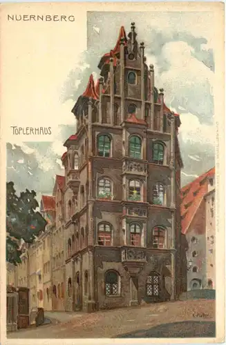 Nürnberg - Litho - Künstler AK K. Mutter -666604