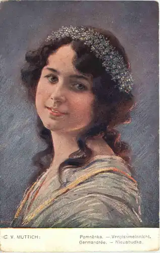 Künstler AK C. V. Muttich - Frau -666628