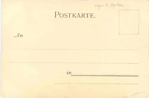 Nürnberg - Litho - Künstler AK K. Mutter -666606