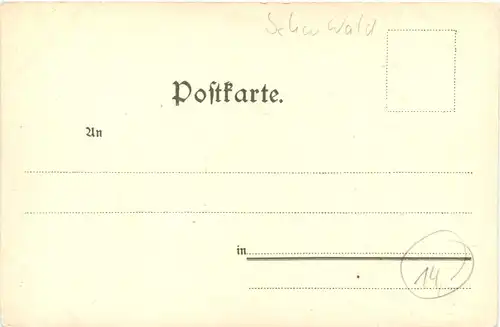 Gruss aus dem Schwarzwald - Litho - Künstler AK K. Mutter -666612