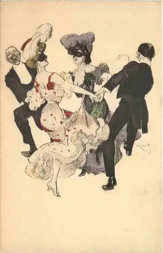 Künstler Ak - Reznicek - Tanz -666760