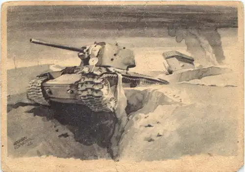 Vernichtete Sowjetpanzer -666840