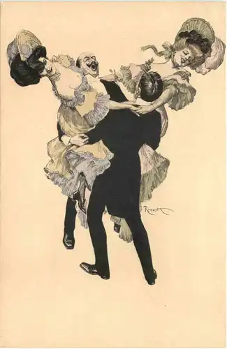 Künstler Ak - Reznicek - Tanz -666802