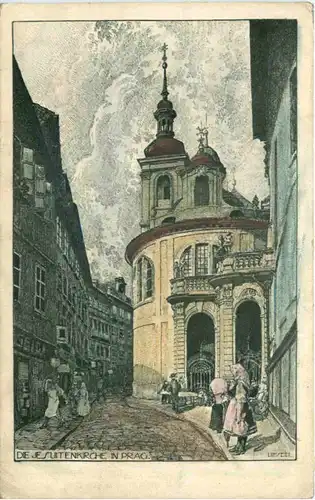 Die Jesuitenkirche in Prag -666914