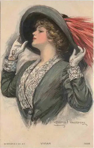 Künstler Ak Clarence F. Underwood - Vivian -666938