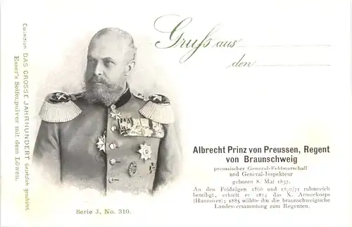 Albrecht Prinz von Preussen - Regent von Braunschweig -667184