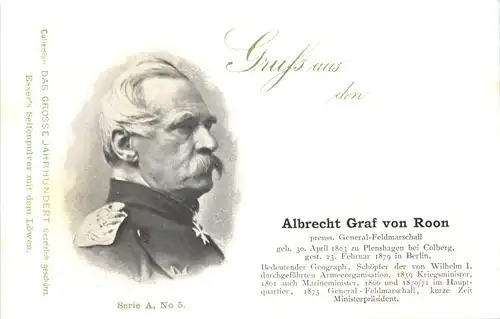 Albrecht Graf von Roon -667204