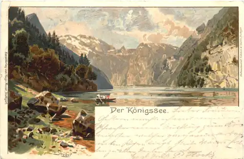 Der Königssee - Litho -666926