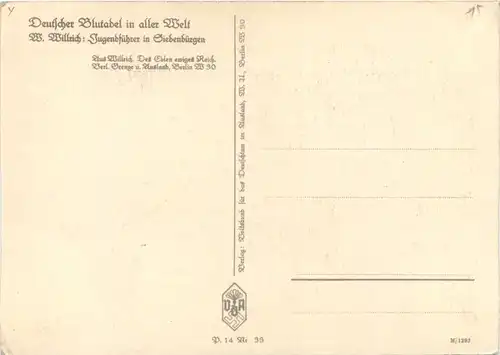 Künstler Ak W. Willrich - Jugendführer in Siebenbürgen -667068