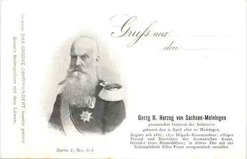 Georg II Herzog von Sachsen Meiningen -667222