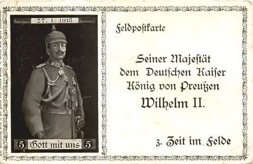 Kaiser Wilhelm II 1915 -667188