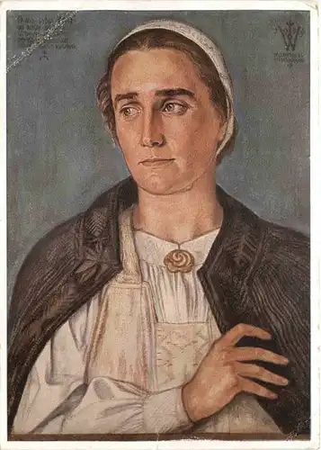 Künstler Ak W. Willrich - Führerin der deutschen Frauen in Rumänien -667086