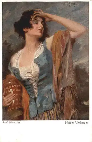 Künstler Ak Leop. Schmutzler - Heisses Verlangen -667106