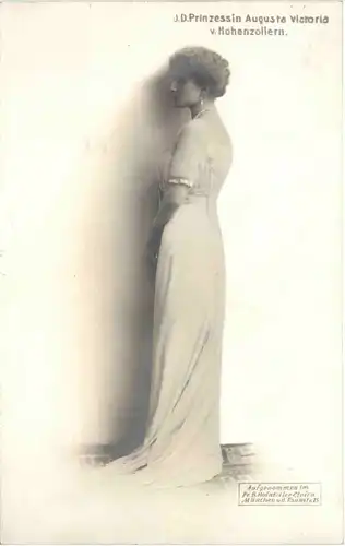 Prinzessin Augusta Victoria von Hohenzollern -667172