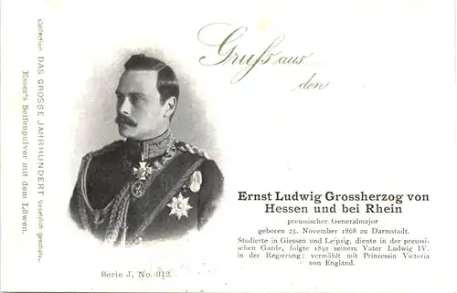 Ernst Ludwig Grossherzog von Hessen -667186