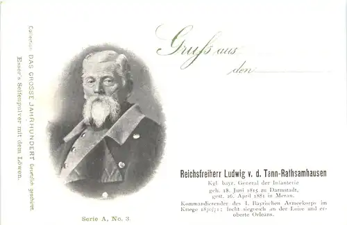 Reichsfreiherr Ludwig v. d. Tann Rathsamhausen -667226