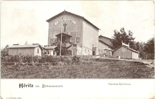 Höritz im Böhmerwald - Passionsspielhaus -667474