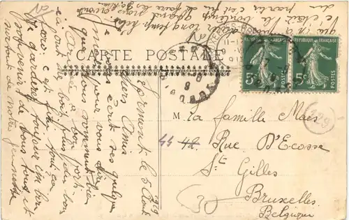 Libourne - Course Paris Madrid - Voiture de M Delaney apres Le Panache -667352