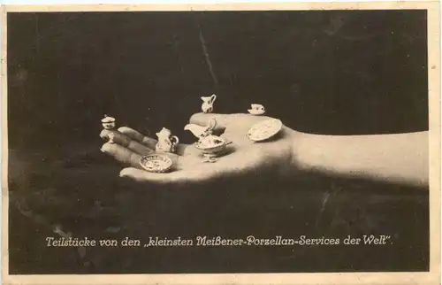 kleinstes Meissner Porzellan Service der Welt -667770