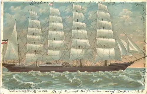 Fünfmaster Pölöso - Grösstes Segelschiff der Welt -667802
