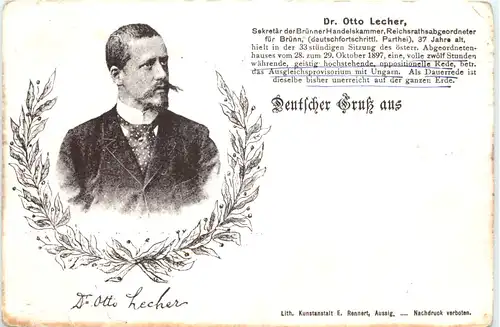 Dr. Otto Lecher - Handelskammer Brünn -667886