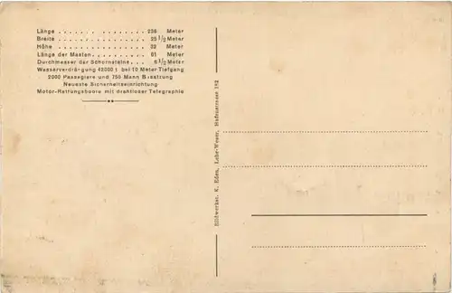 Riesendampfer Columbus -667796