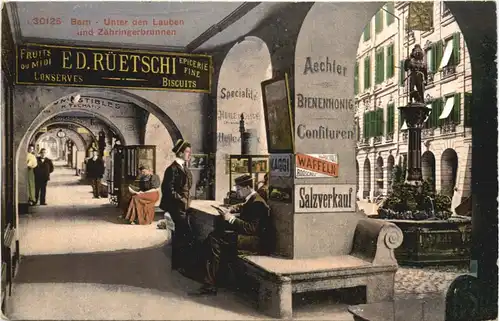 Bern - Unter den Lauben und Zähringerbrunnen -667892