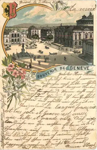 Souvenir de Geneve - Litho -668190