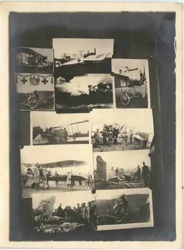 Photo von Ansichtskarten mit Bildern von Fliegern WW1 -668334