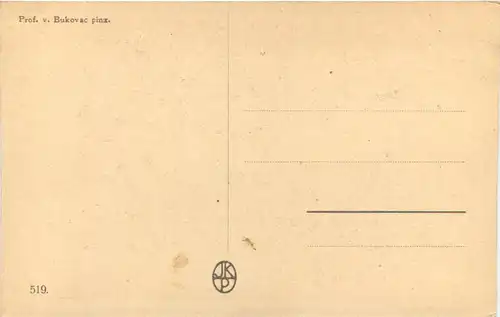 Künsler Ak Prof v. Bukovac - Schicksalsfrge -668460