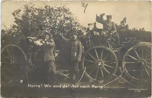 Hurra! Auf nach Paris - Feldpost -668490