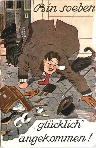 Humor- Bin soeben glücklich angekommen -668708